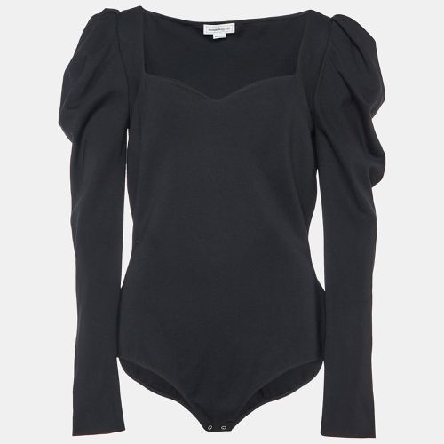 Alexander McQueen Black Jersey Full Sleeves Bodysuit L - Alexander McQueen - Modalova