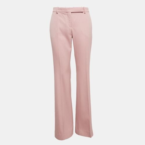 Alexander McQueen Pink Wool Formal Trousers M - Alexander McQueen - Modalova