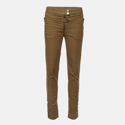 Alexander McQueen Khaki Green Button Detail Pants S - Alexander McQueen - Modalova