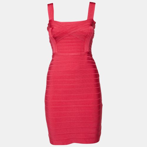 Herve Leger Fuchsia Pink Bandage Jersey Sleeveless Bambi Dress S - Herve Leger - Modalova