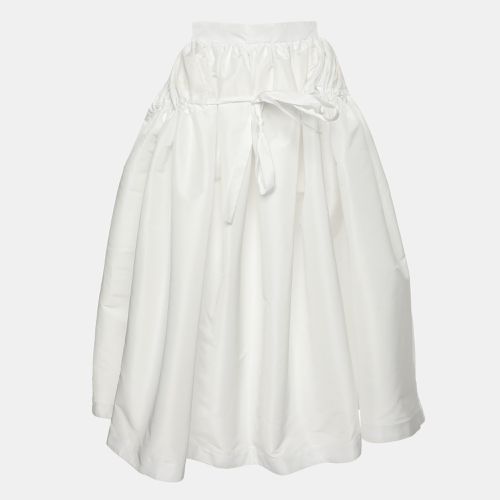 Alexander McQueen White Nylon Flared Midi Skirt M - Alexander McQueen - Modalova