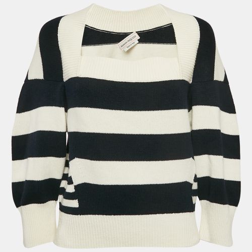 Striped Wool Blend Sweater L - Alexander McQueen - Modalova