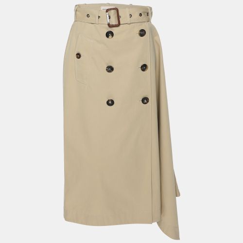 Alexander McQueen Beige Cotton Asymmetric Trench Belted Skirt M - Alexander McQueen - Modalova