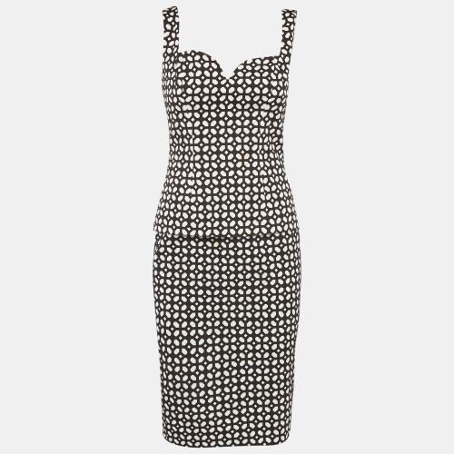 Alexander McQueen Black /White Patterned Cotton Top & Skirt Set S - Alexander McQueen - Modalova