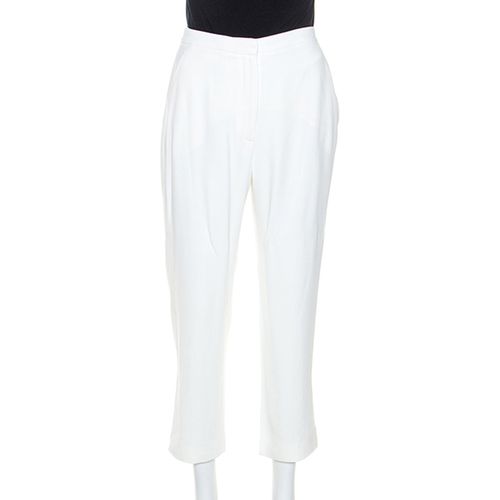 Alexander McQueen Off White Crepe Trousers M - Alexander McQueen - Modalova