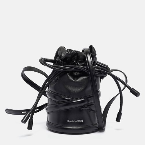 Alexander McQueen Black Leather The Soft Curve Bucket Bag - Alexander McQueen - Modalova