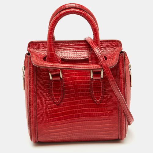 Alexander McQueen Red Lizard Heroine Satchel - Alexander McQueen - Modalova