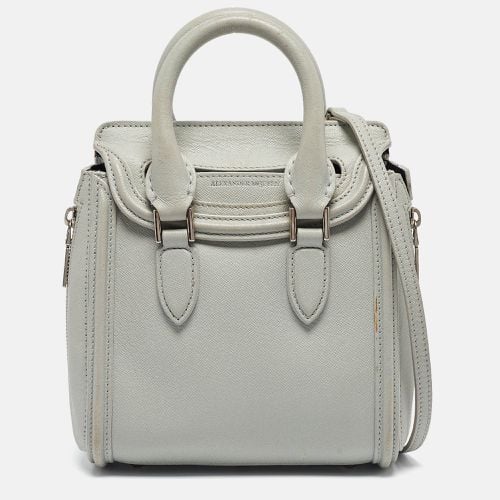 Alexander McQueen Light Blue Leather Mini Heroine Shoulder Bag - Alexander McQueen - Modalova