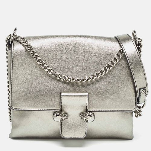 Alexander McQueen Metallic Leather Twin Skull Shoulder Bag - Alexander McQueen - Modalova