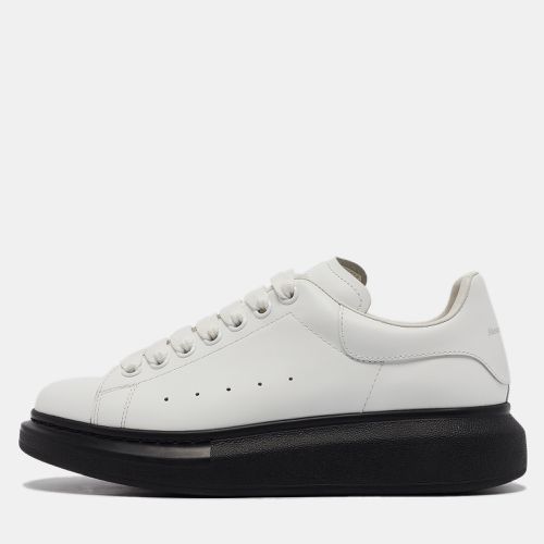 Alexander McQueen White Leather Larry Sneakers Size 39 - Alexander McQueen - Modalova