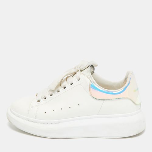 Blue Leather Oversized Sneakers Size 36 - Alexander McQueen - Modalova