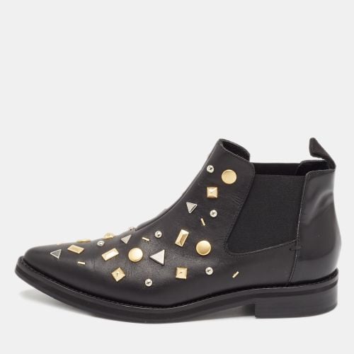 Leather Studded Ankle Length Boots Size 37 - Alexander McQueen - Modalova