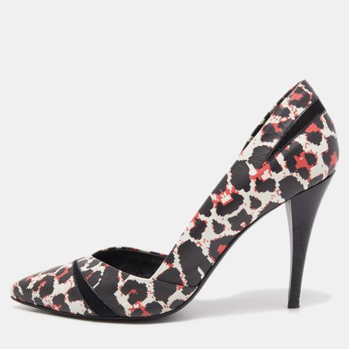 Alexander McQueen Tricolor Pixel Print Leather Lex D'orsay Pumps Size 38 - Alexander McQueen - Modalova