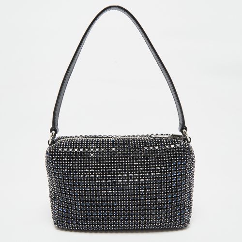 Alexander Wang Black Crystals and Leather Medium Heiress Pouch Bag - Alexander Wang - Modalova