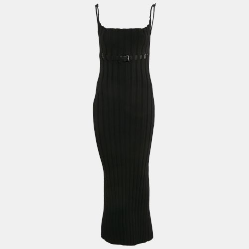 Pleated Knit Belted Midi Dress M - Alexander Wang - Modalova