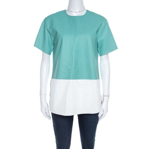 T By Alexander Wang Green Leather Boxy Fit Top S - Alexander Wang - Modalova