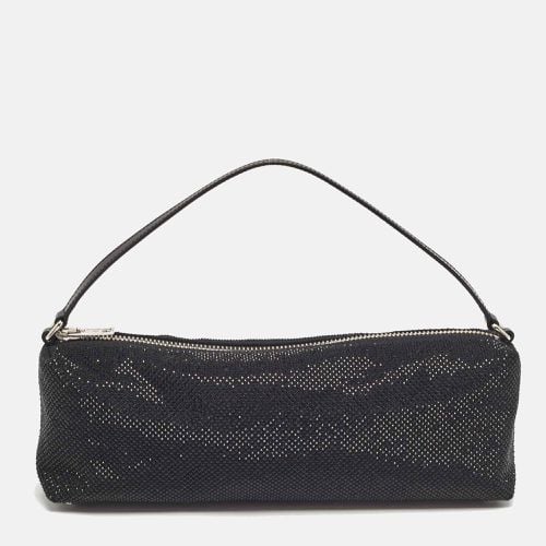 Alexander Wang Black Canvas and Leather Crystals Heiress Flex Bag - Alexander Wang - Modalova