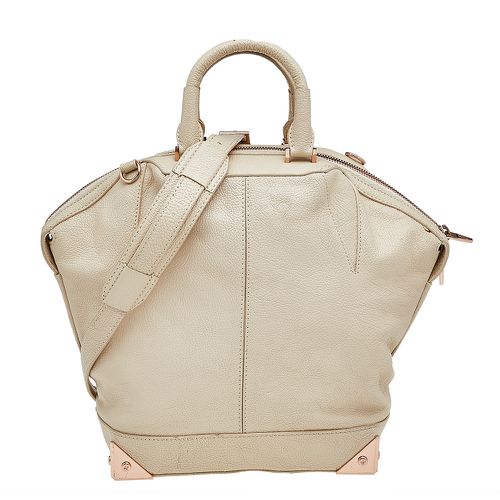 Alexander Wang Cream Leather Emile Satchel - Alexander Wang - Modalova