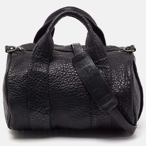 Alexander Wang Black Pebbled Leather Rocco Duffle Bag - Alexander Wang - Modalova