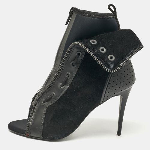 Alexander Wang x H&M Black Leather and Suede Scuba Ankle Length Boots 39 - Alexander Wang - Modalova