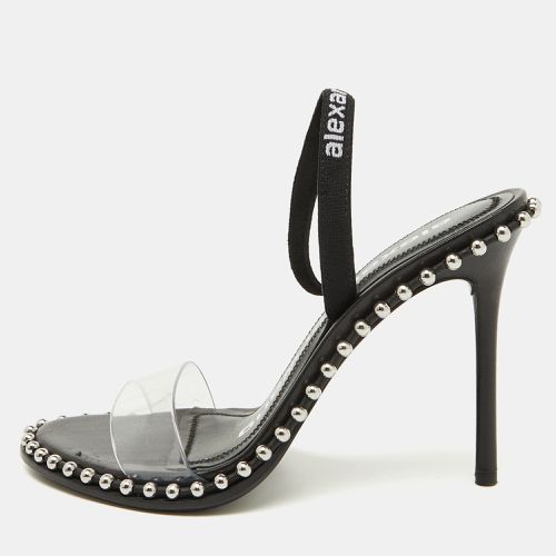 Alexander Wang Black PVC Studded Slingback Nova Sandals Size 35 - Alexander Wang - Modalova