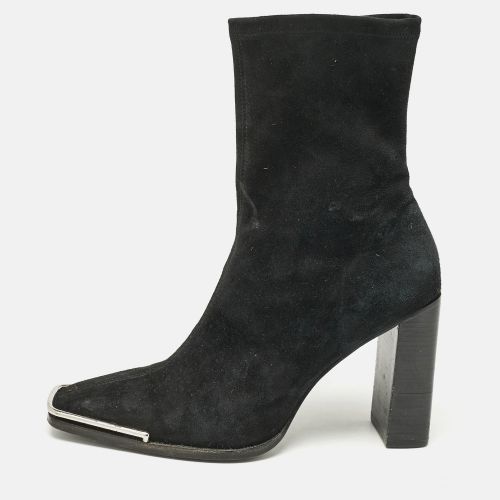 Alexander Wang Black Suede Gabi Ankle Length Boots Size 38 - Alexander Wang - Modalova