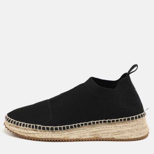 Alexander Wang Black Knit Fabric Dylan Espadrille Flats Size 37 - Alexander Wang - Modalova