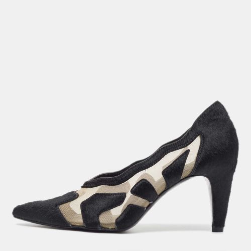 Alexander Wang Black Calf hair and Mesh Embellishments Pumps Size 37 - Alexander Wang - Modalova