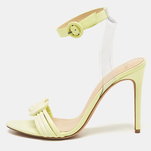 Alexandre Birman Yellow Leather Vicky Vinyl Sandals Size 39.5 - Alexandre Birman - Modalova