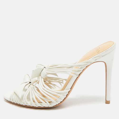 Alexandre Birman White Leather Dallas Strappy Sandals Size 36 - Alexandre Birman - Modalova