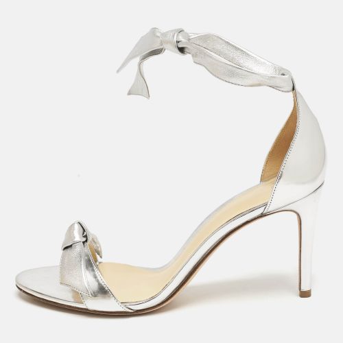 Alexandre Birman Silver Leather Clarita Sandals Size 37 - Alexandre Birman - Modalova