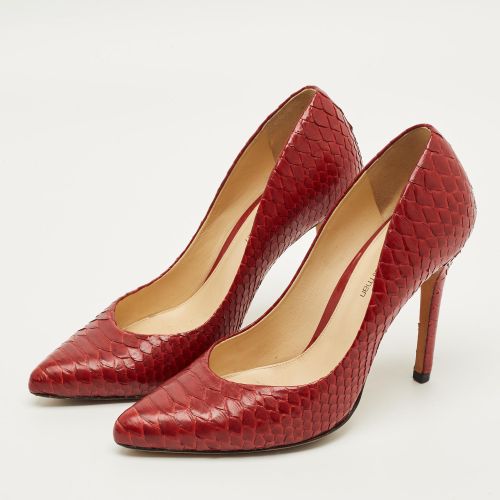 Size 37.5 Python Leather Pumps - Alexandre Birman - Modalova