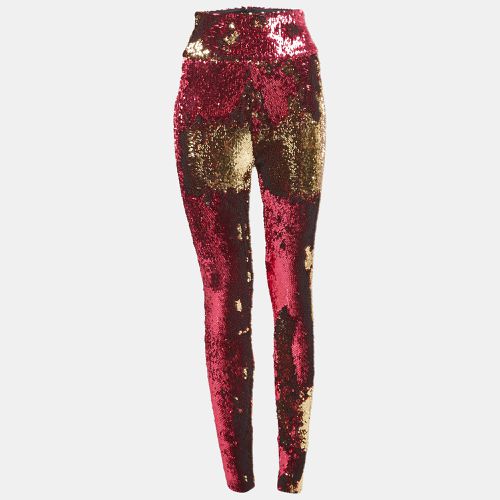 Alexandre Vauthier Fuchsia Pink Sequin Pants M - Alexandre Vauthier - Modalova