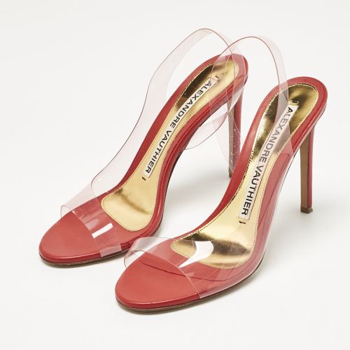PVC Slingback Sandals Size 38.5 - Alexandre Vauthier - Modalova