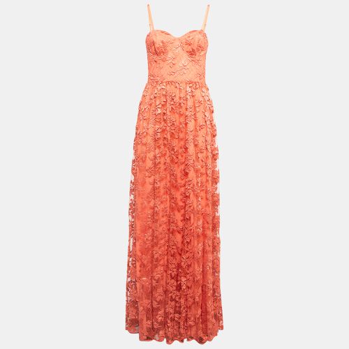 Tyler Bustier Tulle Lace Corset Maxi Dress M - Alice + Olivia - Modalova