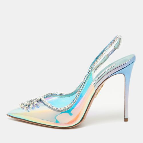 Aquazzura Iridescent PVC and Leather Seduction Pumps Size 40.5 - Aquazzura - Modalova