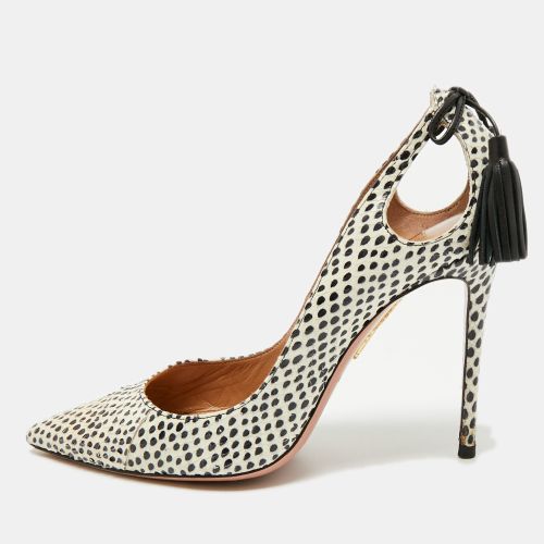 Forever Marilyn Size 36 /While Python Leather Pumps - Aquazzura - Modalova