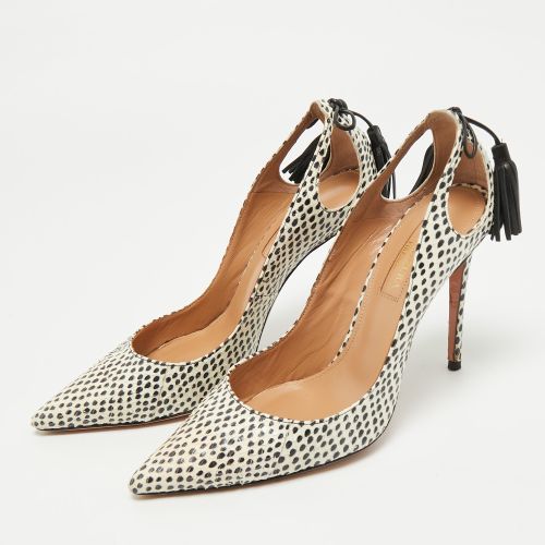 Forever Marilyn Size 36 /While Python Leather Pumps - Aquazzura - Modalova