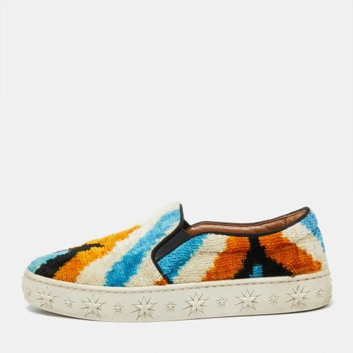 Aquazzura Multicolor Velvet Slip on Sneakers Size 35.5 - Aquazzura - Modalova