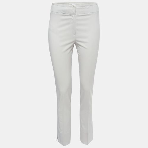 Armani Collezioni Grey Cady Tailored Tapered Pants XS - Armani Collezioni - Modalova