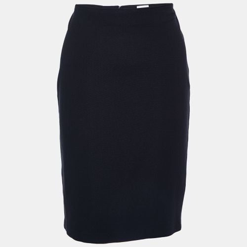 Armani Collezioni Black Knit Pencil Skirt M - Armani Collezioni - Modalova