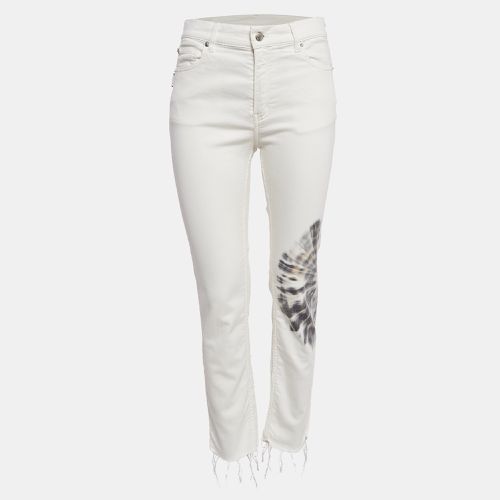 Armani Collezioni White Tie Dye Print Denim Jeans M Waist 29" - Armani Collezioni - Modalova