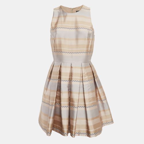 Stripe Crepe Pleated Mini Dress M - Armani Exchange - Modalova