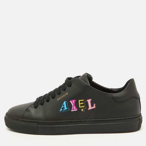 Axel Arigato Black Leather Logo Low Top Sneakers Size 39 - Axel Arigato - Modalova