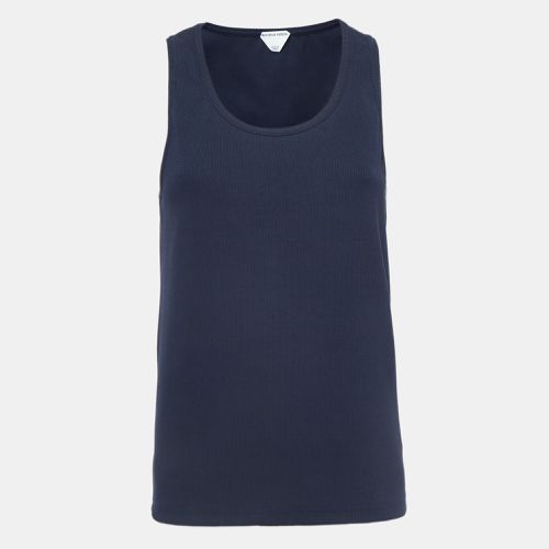 Bottega Veneta Blue Rib Knit Tank Top XS - Bottega Veneta - Modalova