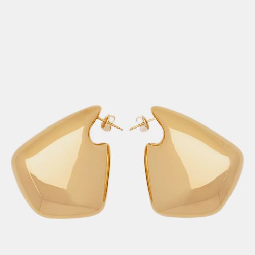 Bottega Veneta Golden Silver Big Fin Earrings - Bottega Veneta - Modalova