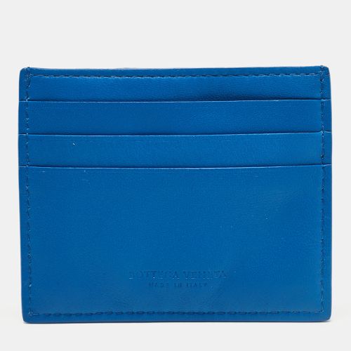 Bottega Veneta Blue Maxi Intrecciato Leather Card Holder - Bottega Veneta - Modalova