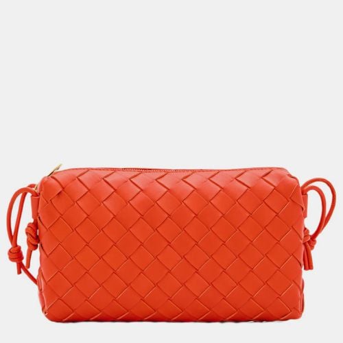 Bottega Veneta Red Leather Loop Baguette Shoulder Bag - Bottega Veneta - Modalova