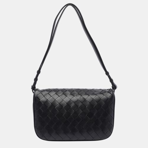 Bottega Veneta Black Leather Intrecciato Pouch - Bottega Veneta - Modalova