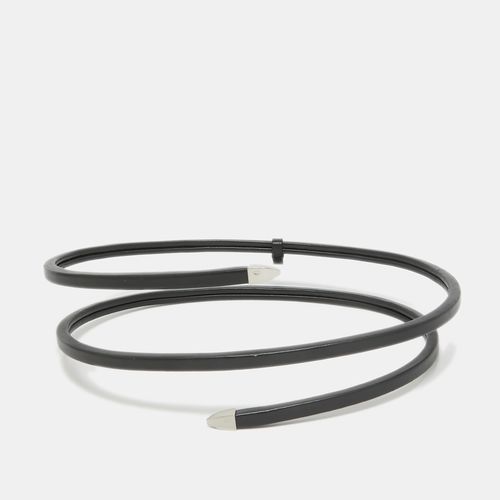 Bottega Veneta Black Leather Spiral Belt M - Bottega Veneta - Modalova